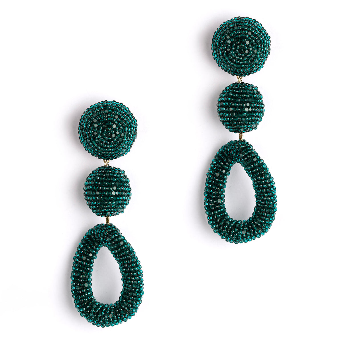 Deepa Gurnani Green store Statement Earrings