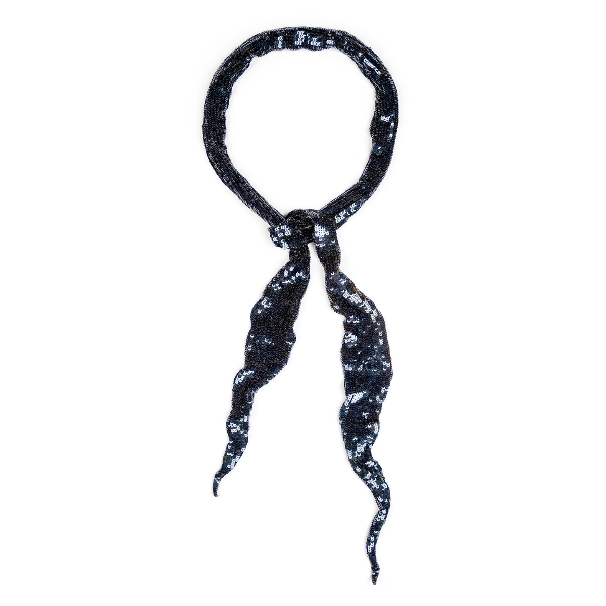 Veronique Sequin Skinny Scarf