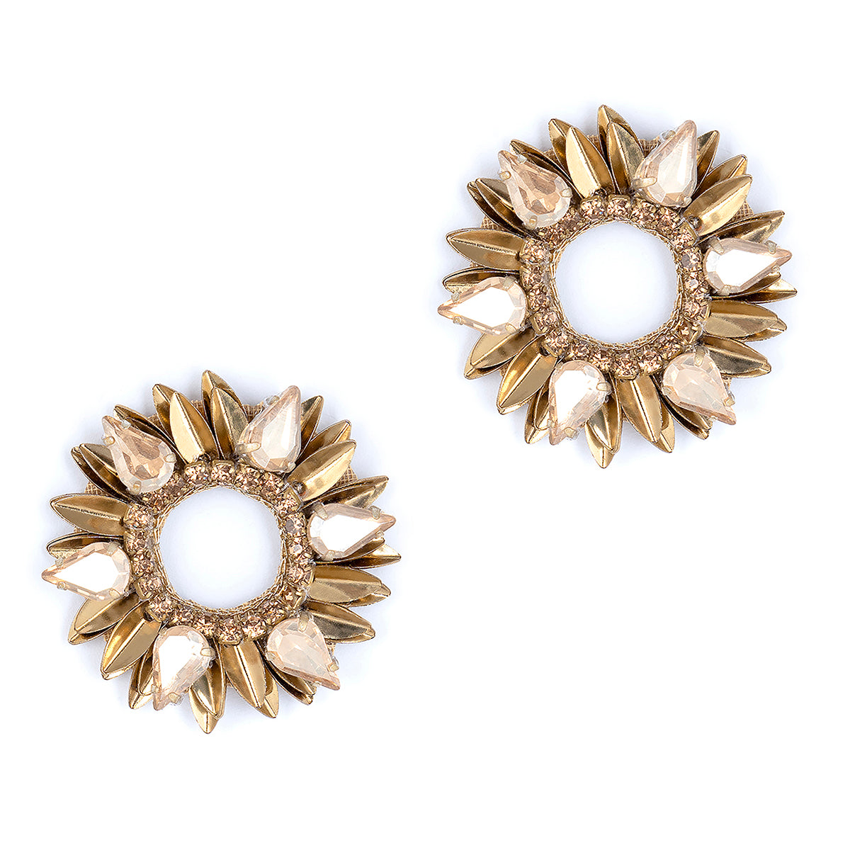 Deepa By Deepa Gurnani Jyoshi Earrings in Gold