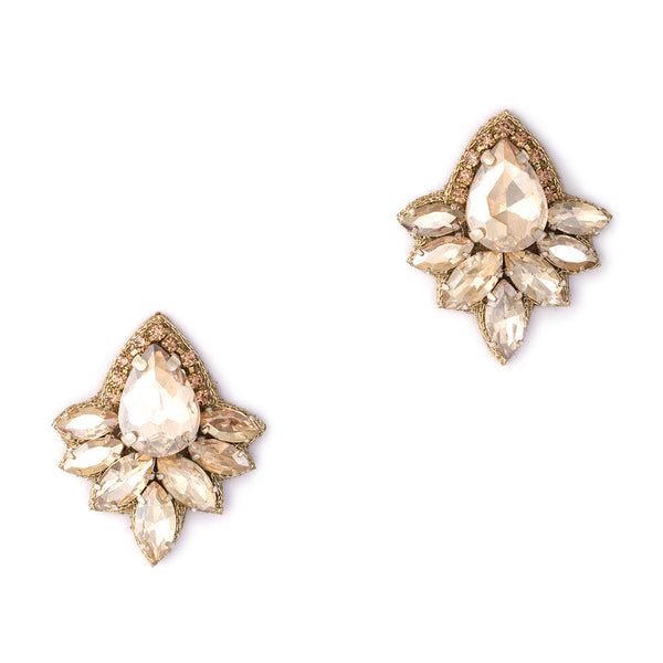 Deepa By Deepa Gurnani Milena Earrings in Gold color
