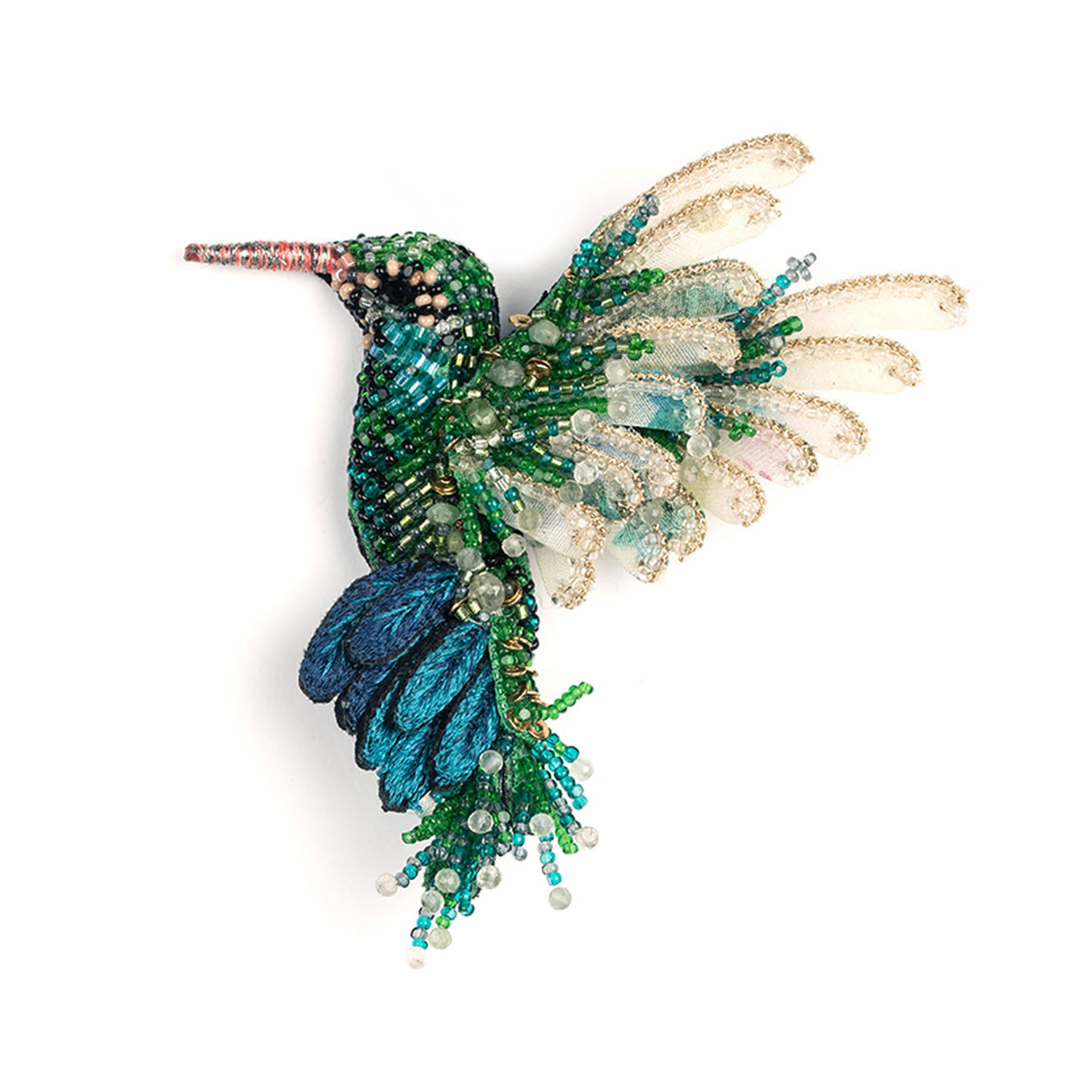 Vintage hummingbird store brooch