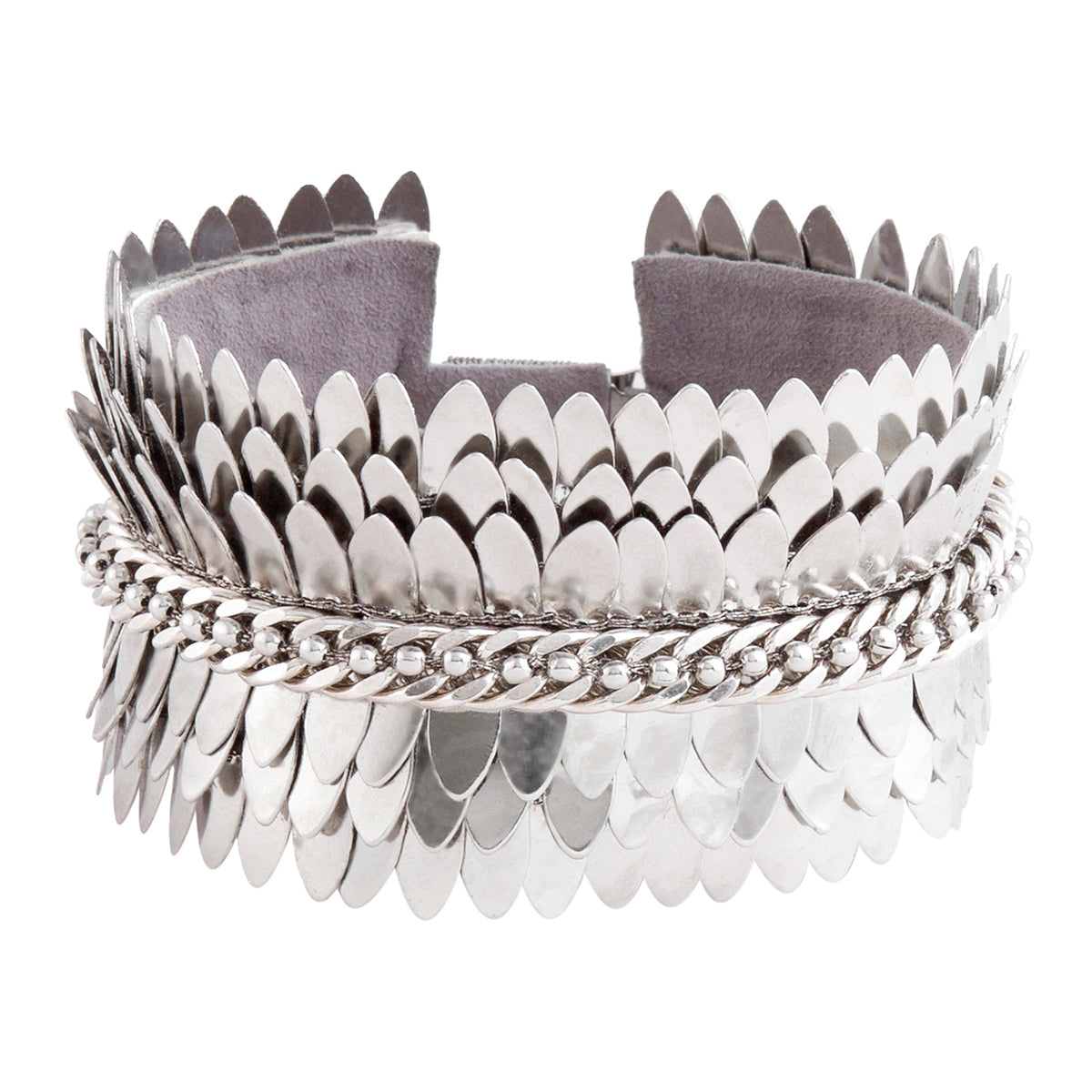 Deepa by Deepa Gurnani Handmade  Cuff In Silver Color