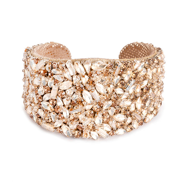 Deepa Gurnani Karen Cuff in gold color