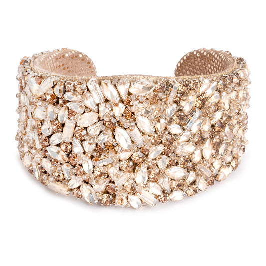 Deepa Gurnani Karen Cuff in gold color