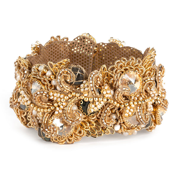 Deepa Gurnani Arden Cuff in Gold color