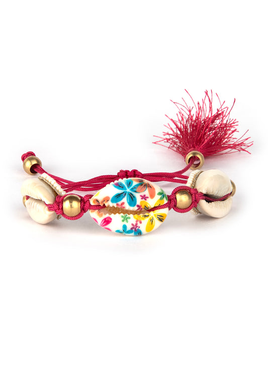 Deepa By Deepa Gurnani Jaylin Bracelet in Fuchsia 