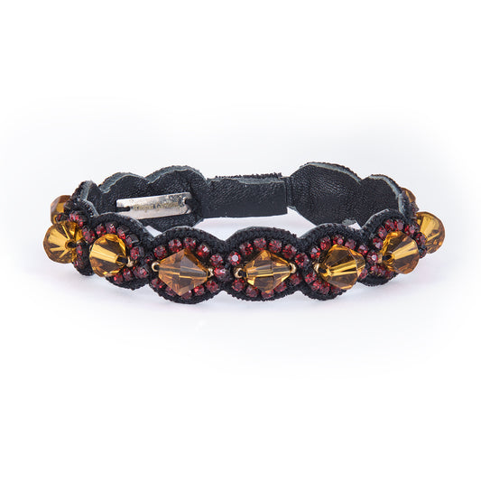 Deepa By Deepa Gurnani Pax Bracelet in Ruby Color