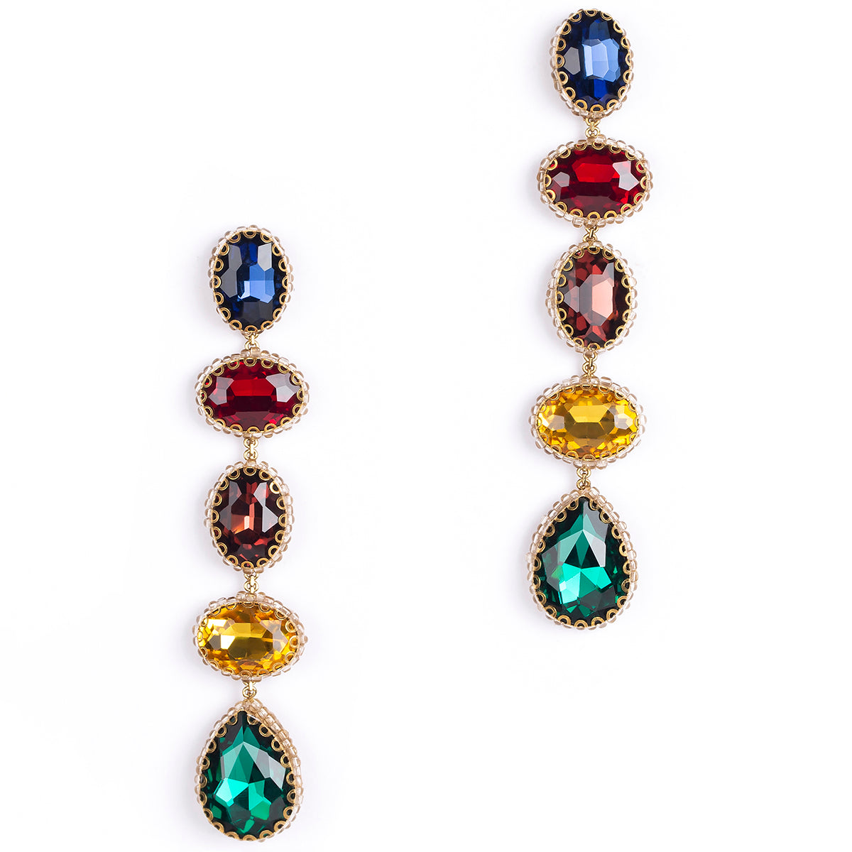 Deepa By Deepa Gurnani handmade Tyra Earrings in multi color