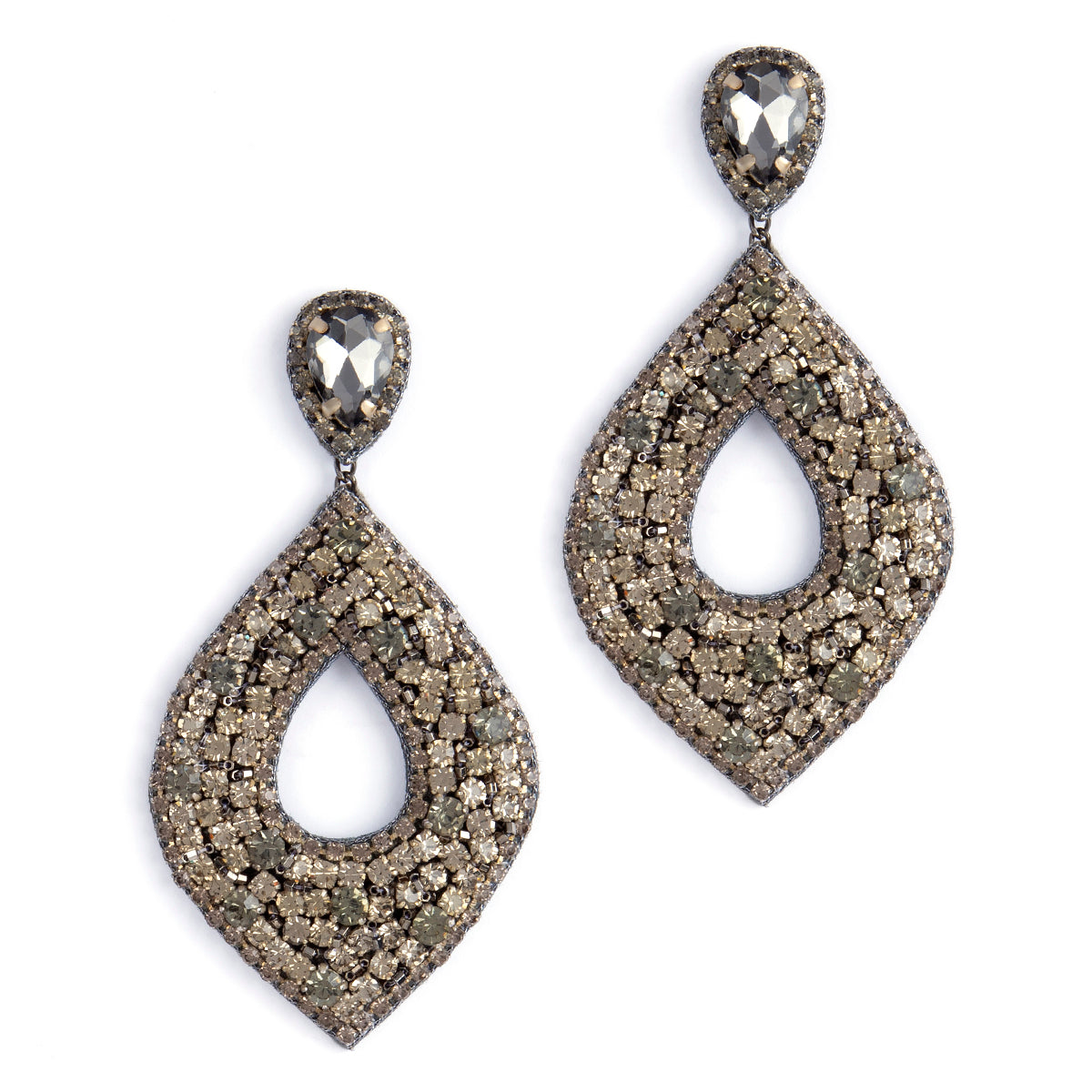 Handmade Crystal Earrings | Lightweight Jewelry - Deepa Gurnani