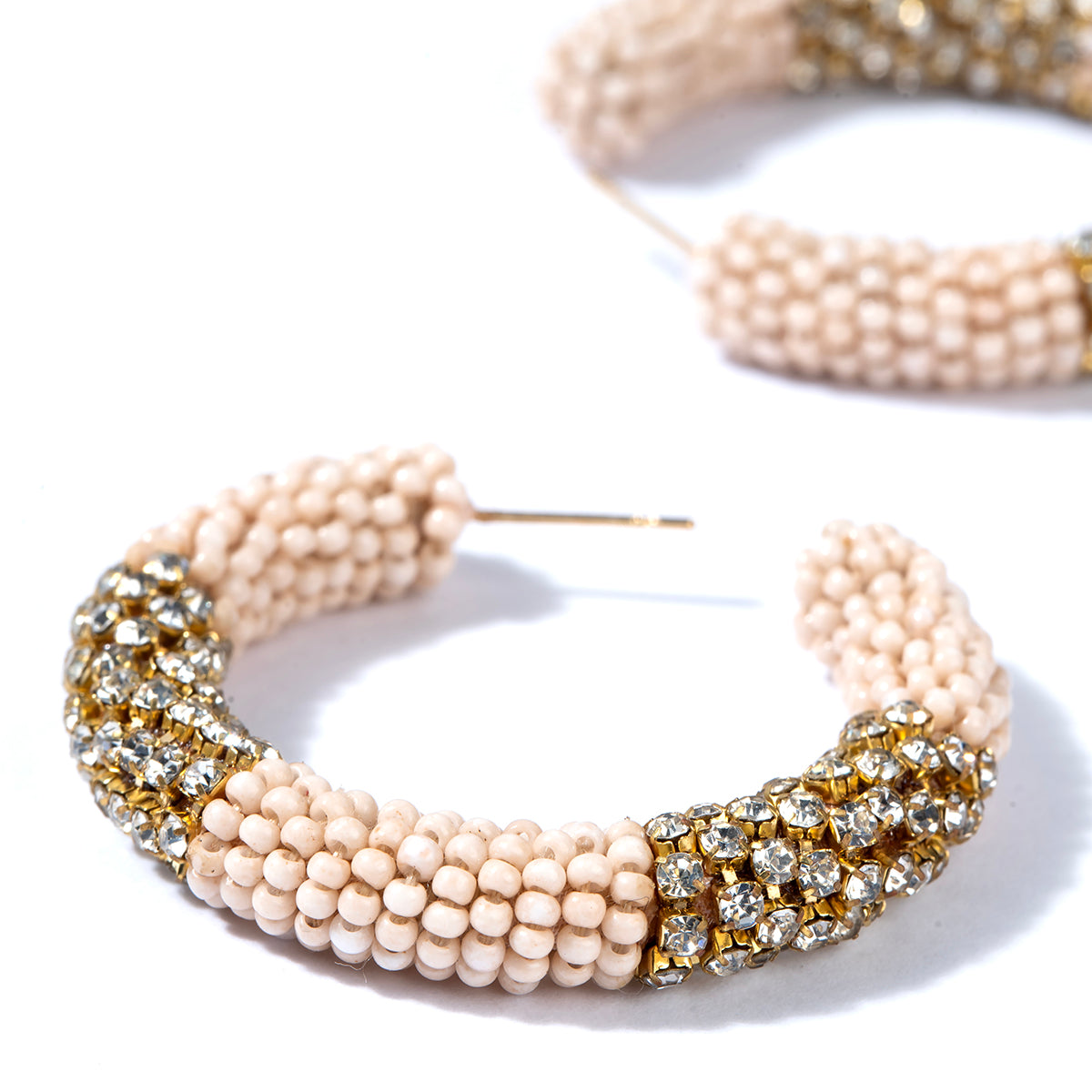 Deepa by Deepa Gurnani Handmade Champagne Lana Earrings