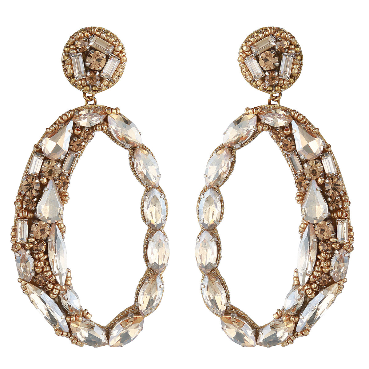 Deepa by Deepa Gurnani Freida Earrings Gold color 