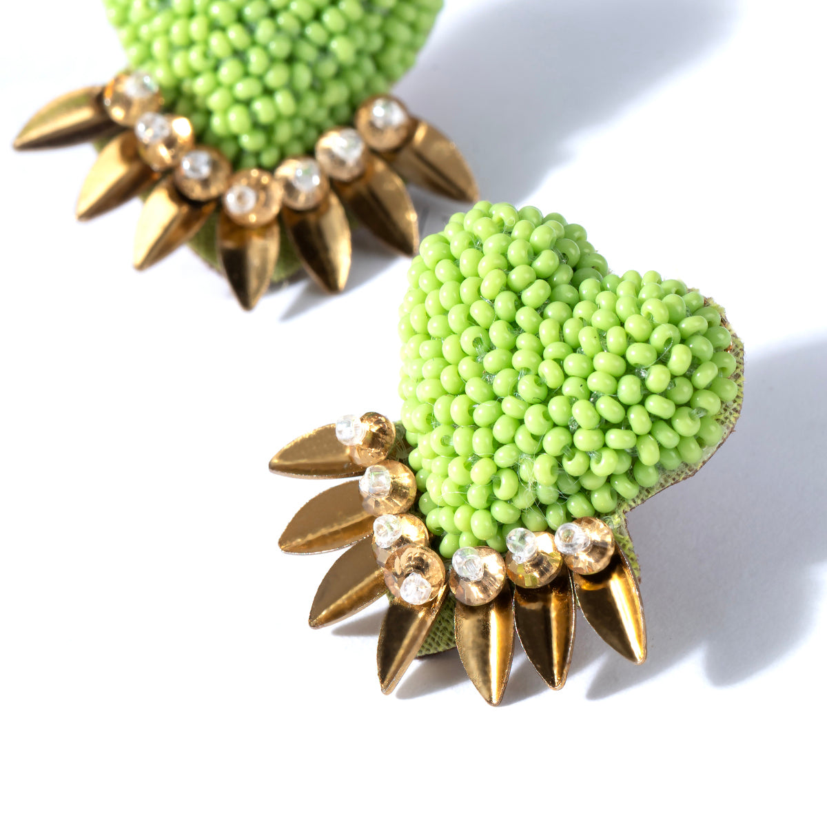 Deepa by Deepa Gurnani Handmade Lime Danika Earrings