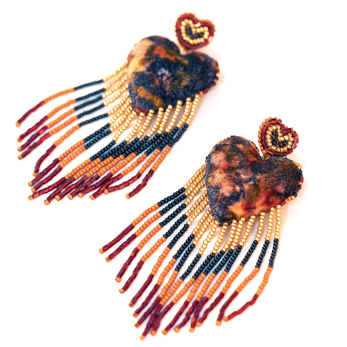 Deepa by Deepa Gurnani heart design Handmade Earring 