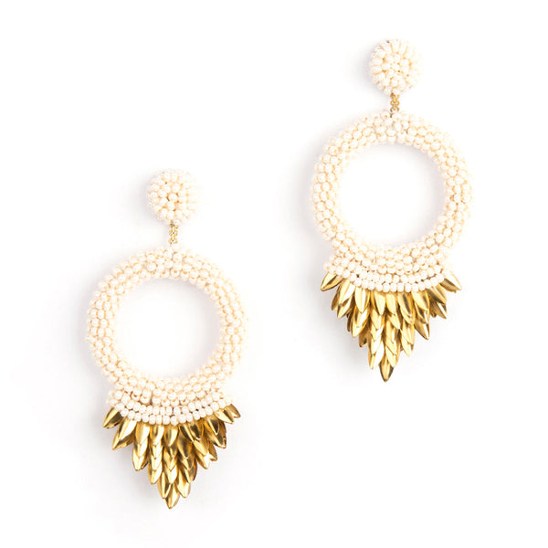 Our Franka Earrings are handmade to suit your every look.  Vibrant post earrings