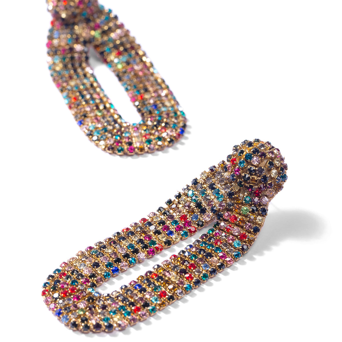 Deepa by Deepa Gurnani Shyna earring multi color Handmade close view