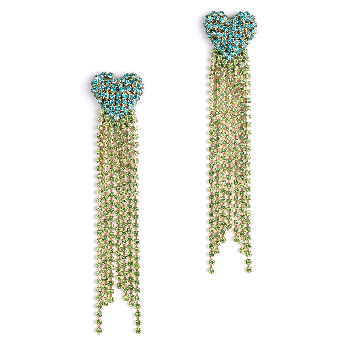 Deepa By Deepa Gurnani Divina Earrings Turquoise Color