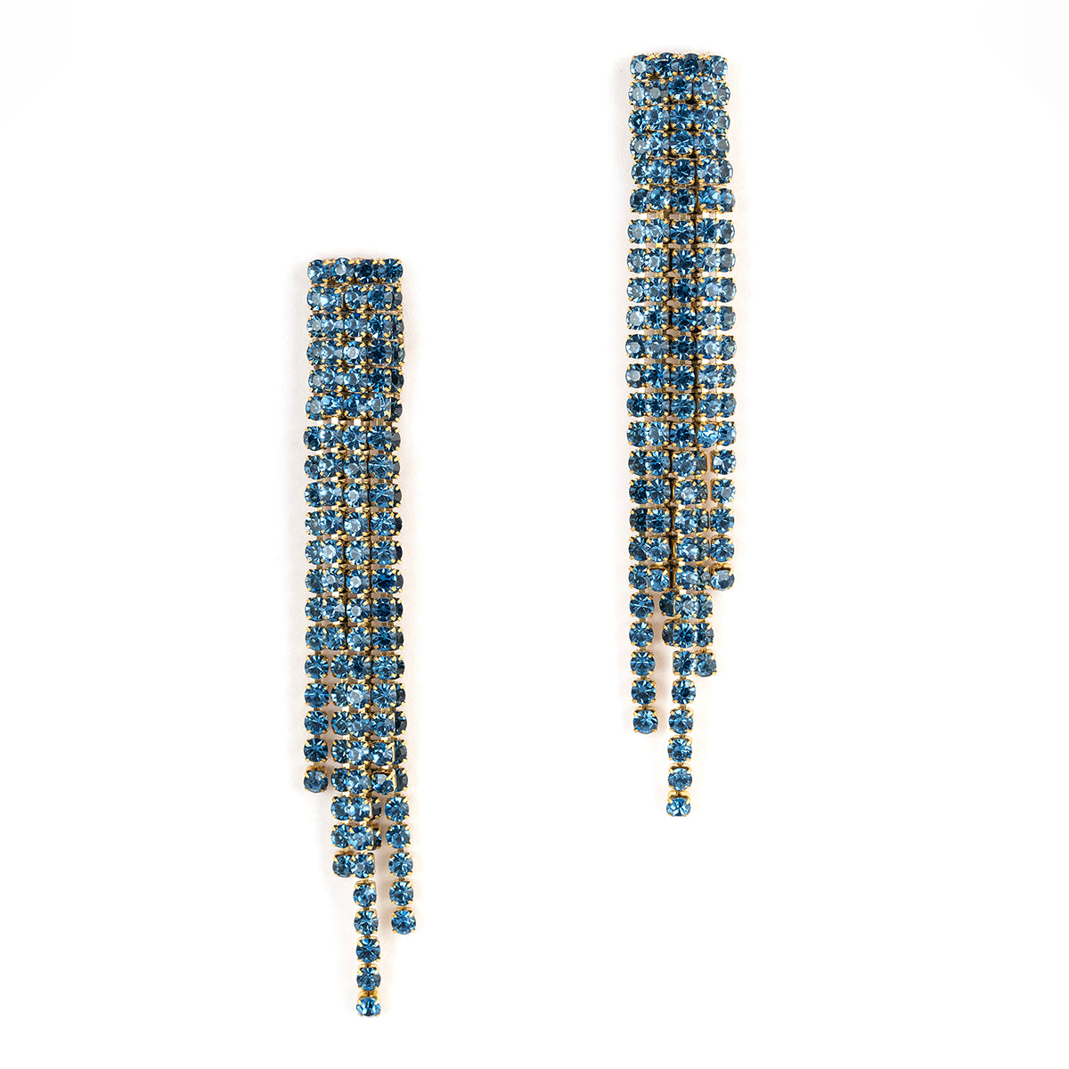 Deepa By Deepa Gurnani handmade Elisa Earrings in blue color