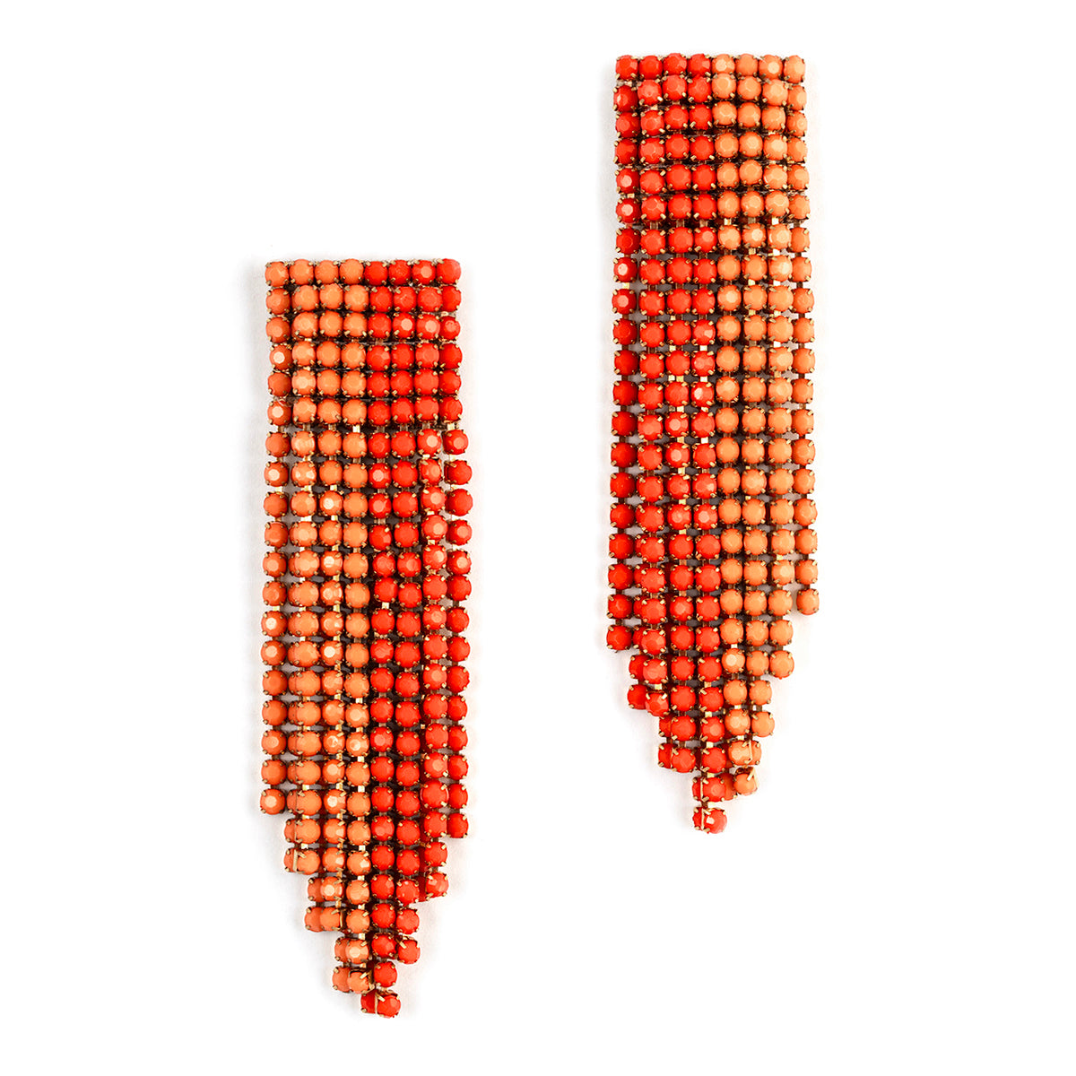 Deepa By Deepa Gurnani handmade Rayla Earrings in coral color