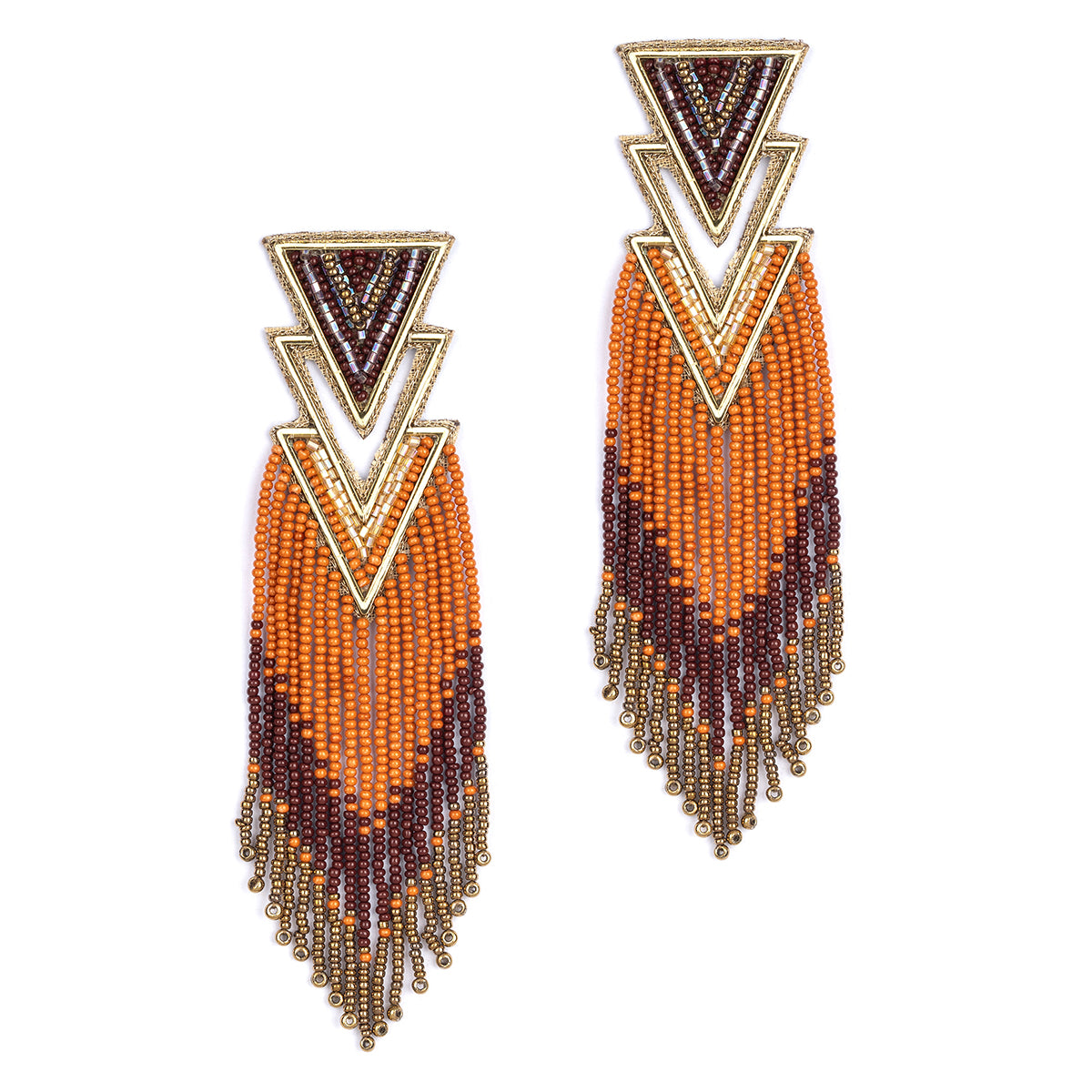 Buy Maroon Stone Earrings With Maang Tikka Online From Wholesale Salwar.