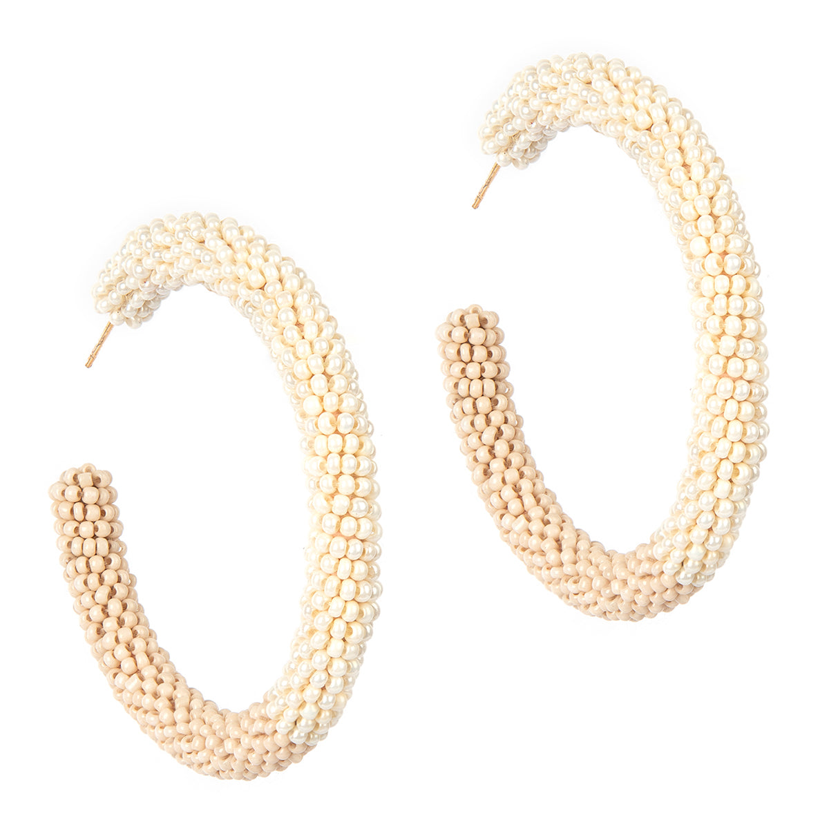 Deepa By Deepa Gurnani handmade Nixie Earrings in champagne color