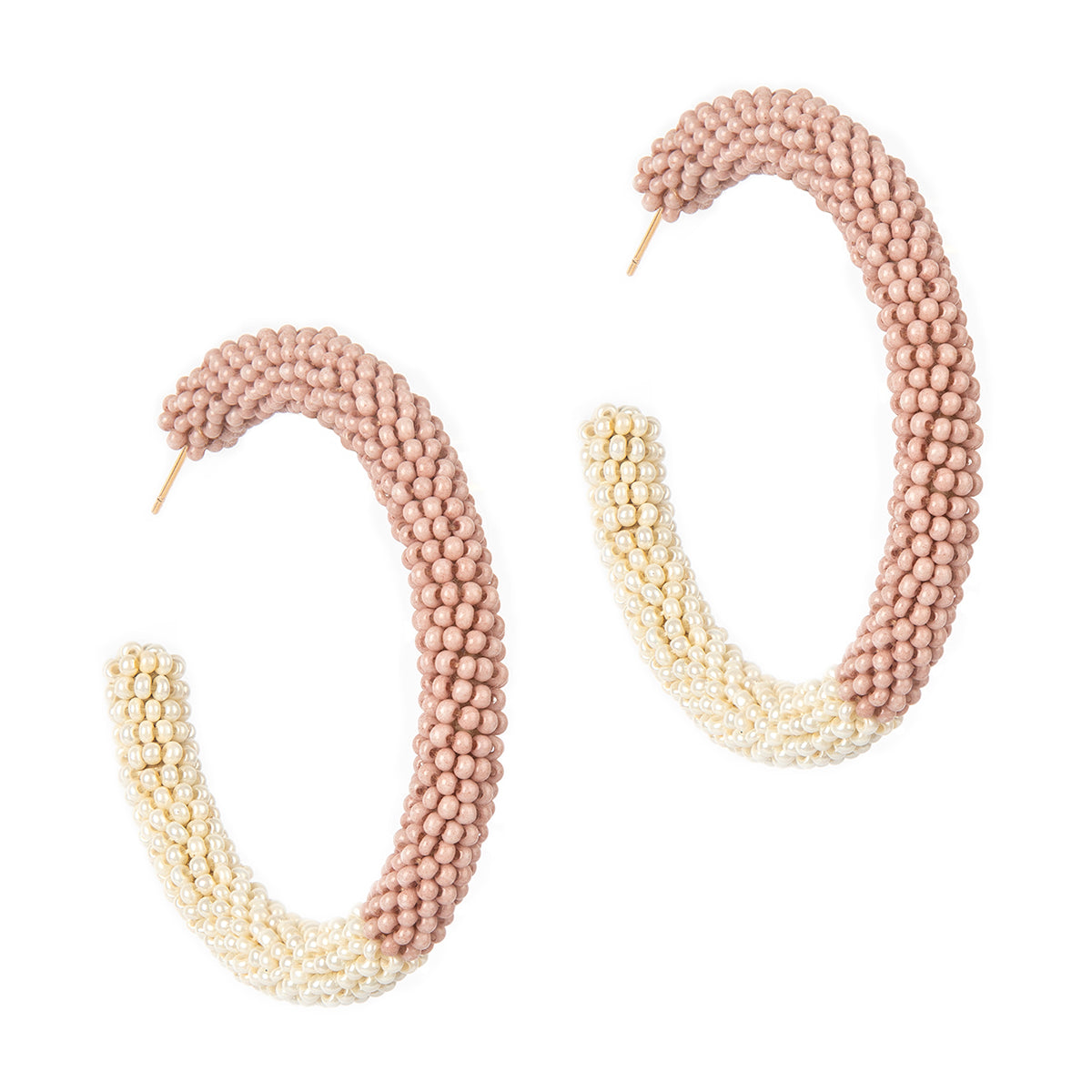 Deepa By Deepa Gurnani handmade Nixie Earrings in ivory color