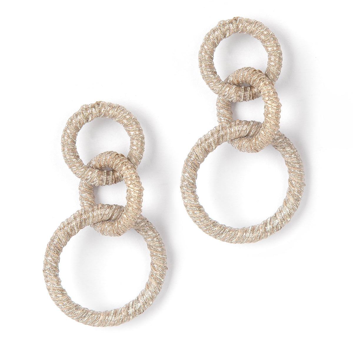 Deepa By Deepa Gurnani handmade Akari Earrings in champagne color