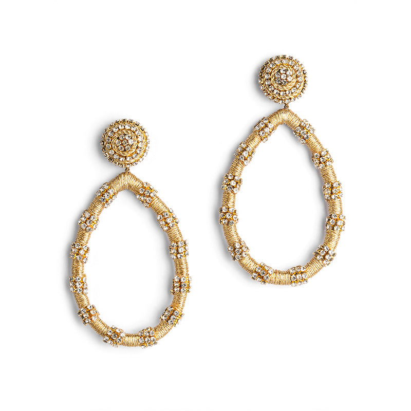 Deepa By Deepa Gurnani Jackie Earrings Gold Color