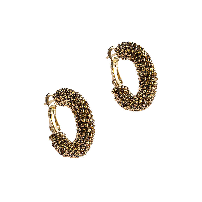 Deepa By Deepa Gurnani Archie Earrings Antique Gold Color