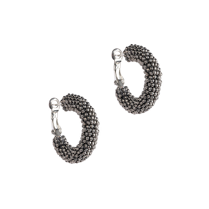 Deepa By Deepa Gurnani Archie Earrings Gunmetal Color