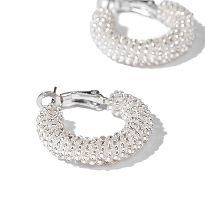 Detail of Deepa By Deepa Gurnani Archie Earrings Silver Color