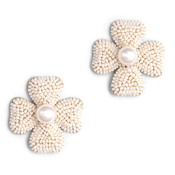 Deepa By Deepa Gurnani Liora Earrings Ivory Color