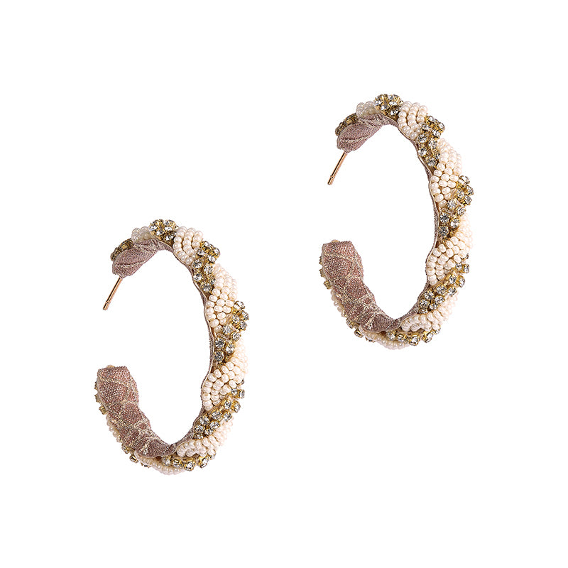 Deepa By Deepa Gurnani Doris Earrings Ivory Color