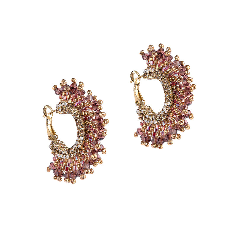 Deepa By Deepa Gurnani Sierra Earrings Amethyst Color