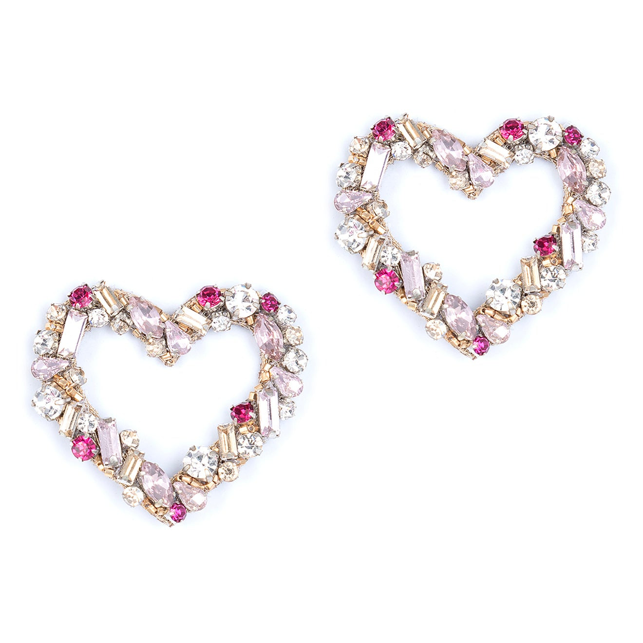 Deepa By Deepa Gurnani Missy Earrings in Pink Color