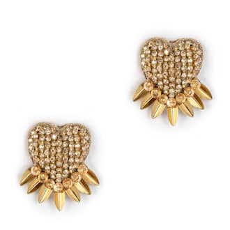 Deepa By Deepa Gurnani Danira Earrings in Gold color