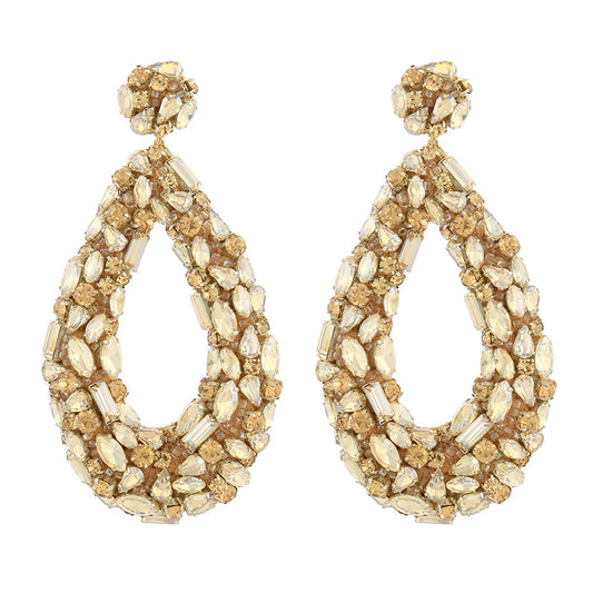 Handmade gold color Karen Earrings