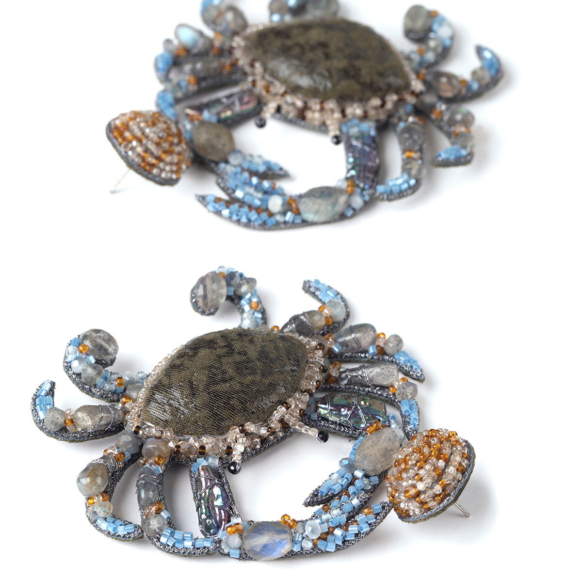 Unique Handcrafted Crab Earrings