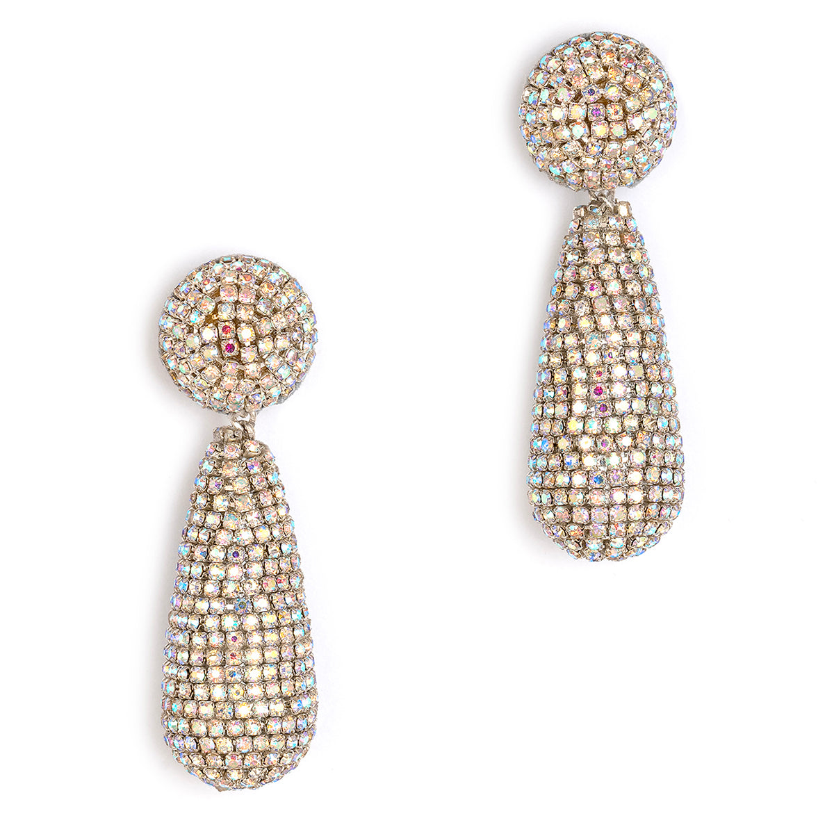 Deepa Gurnani Handmade Emely Earrings in Iridescent color