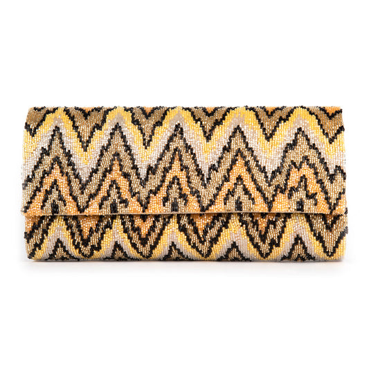 Deepa Gurnani yellow Breezy Clutch