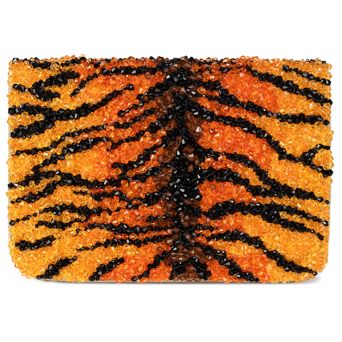 Deepa Gurnani Helga Clutch in Orange color