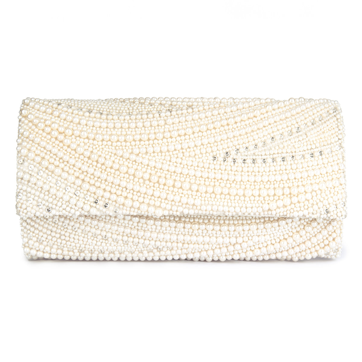 Deepa Gurnani Mara Clutch in silver color