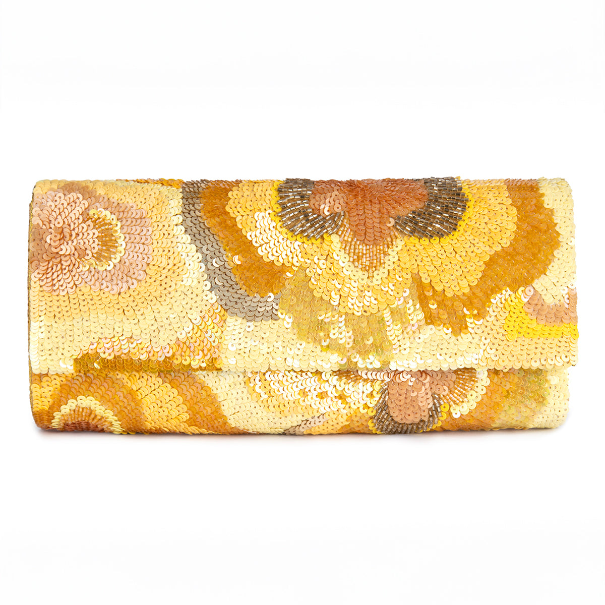 Deepa Gurnani Cira Clutch in yellow color