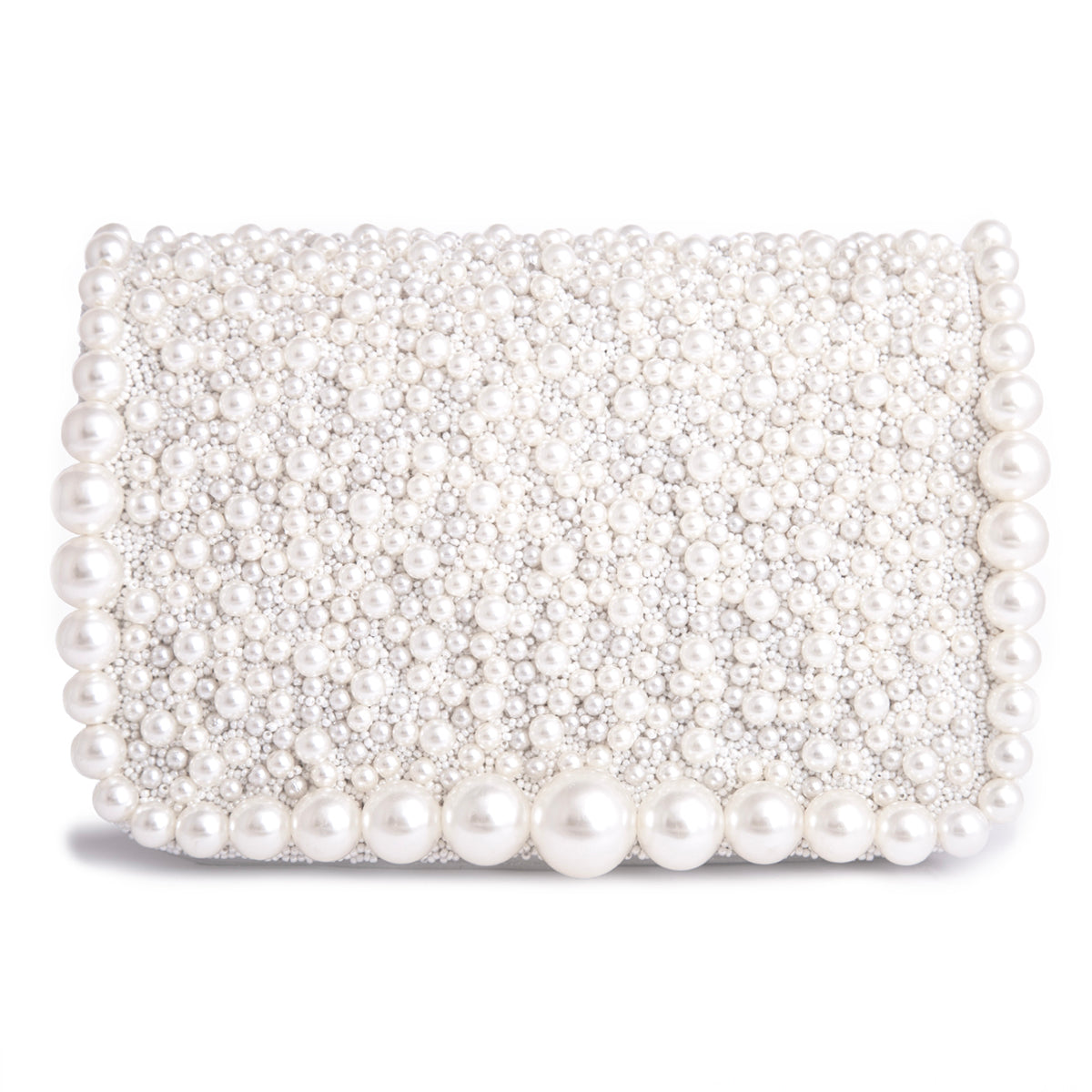 Deepa Gurnani Beeba clutch in ivory color