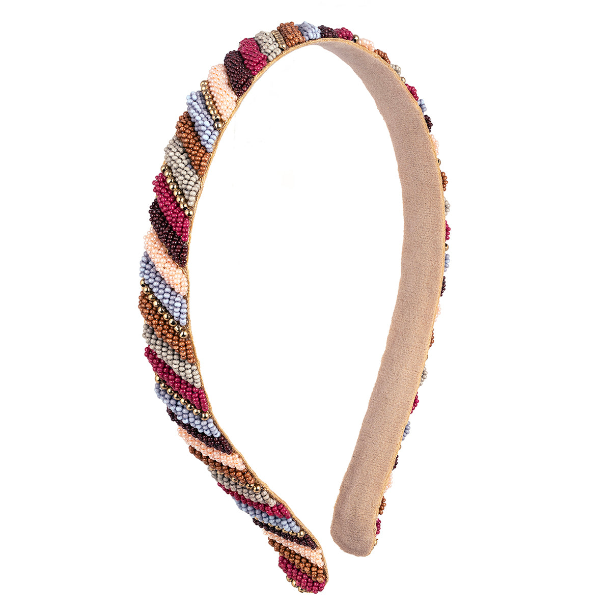 Deepa by Deepa Gurnani handmade Lyndie headband in fuchsia color