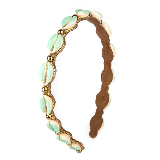 Deepa by Deepa Gurnani handmade Anise headband in mint color