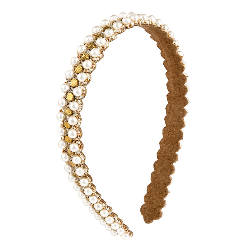 Deepa by Deepa Gurnani Handmade Bernice Headband Gold Color