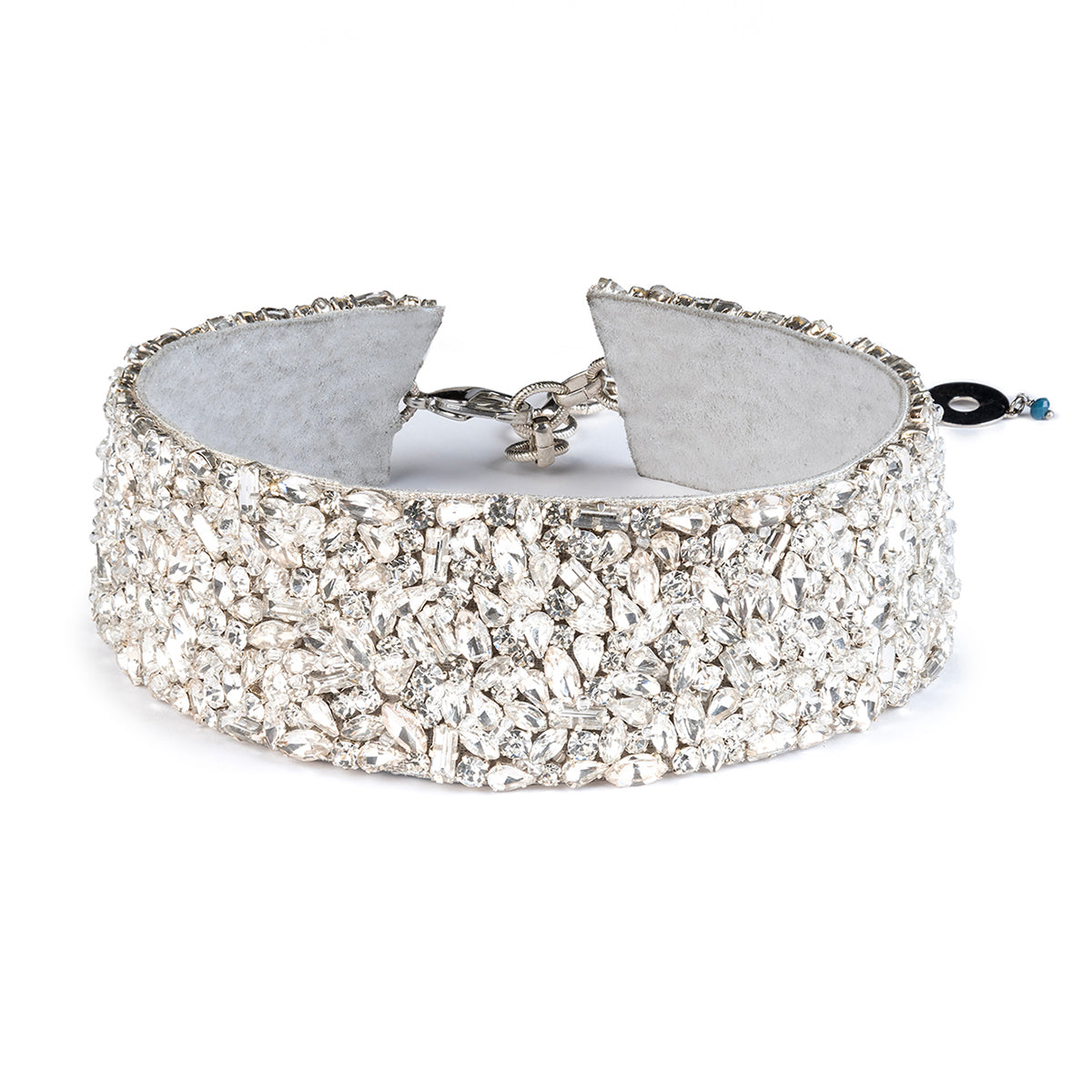 Deepa Gurnani Karen Necklace in Silver color