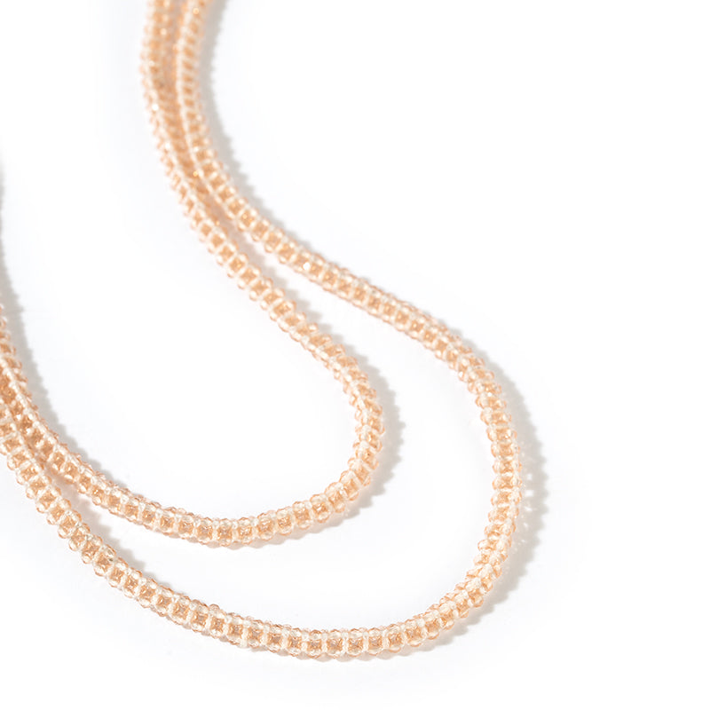 Detail of Deepa by Deepa Gurnani Handmade Bethany necklace in Ivory color