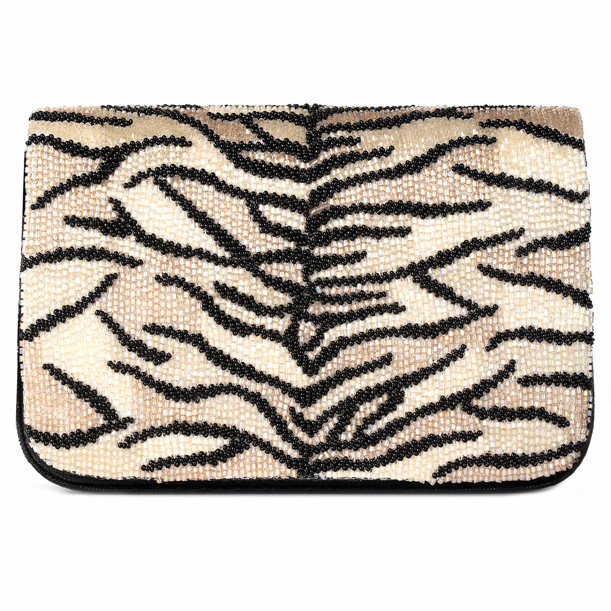 Deepa Gurnani Shay Clutch in beige color