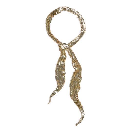 Veronique Sequin Skinny Scarf